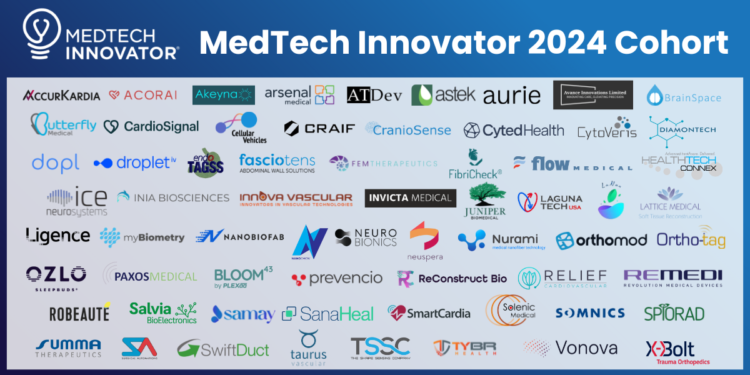 65 Startups Named to MedTech Innovator 2024 Cohort