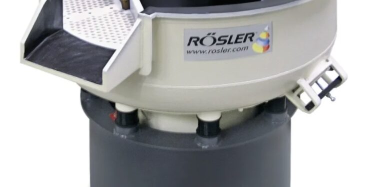 Rösler Uk Showcases its R220ec Rotary Vibrator at Mach 2024