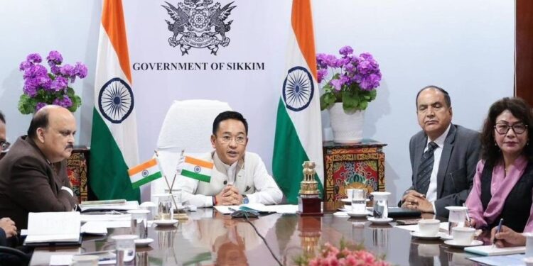 CM Tamang Joins High-Level Task Force Meeting on Agriculture, Horticulture, Investment, and Tourism in the Northeast